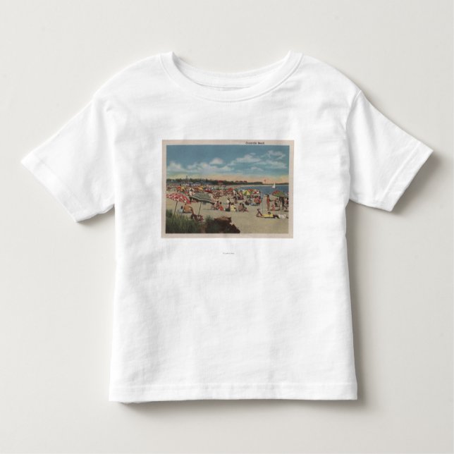T-shirt Pour Les Tous Petits Scène serrée de plage (Devant)