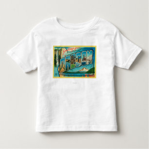 T-shirt Pour Les Tous Petits Scènes 2 de lettre d'OregonLarge