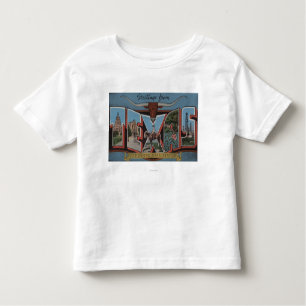 T-shirt Pour Les Tous Petits Scènes de lettre de TexasLarge