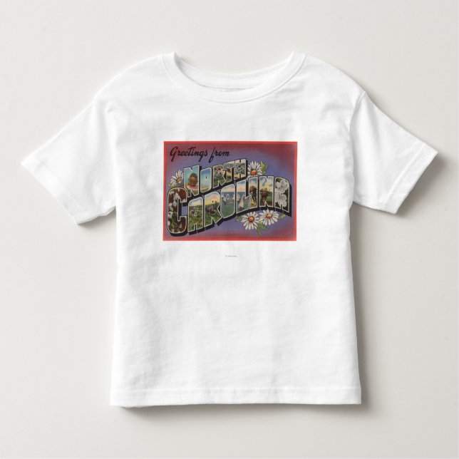 T-shirt Pour Les Tous Petits Scènes du nord de lettre de CarolinaLarge (Devant)