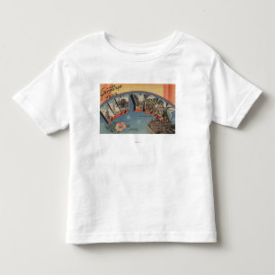 T-shirt Pour Les Tous Petits Scènes New YorkGrandes lettresÉtat de New York