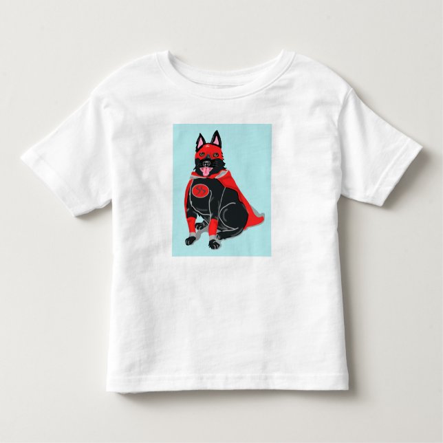 T-shirt Pour Les Tous Petits Schipperke superbe (Devant)