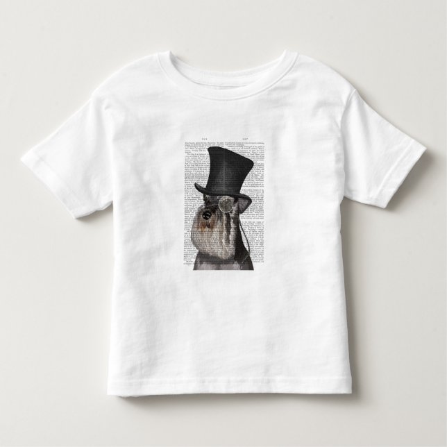 T-shirt Pour Les Tous Petits Schnauzer, Hound officiel et Casquette (Devant)