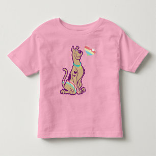 T-shirt Pour Les Tous Petits Scooby-Doo arc-en-ciel