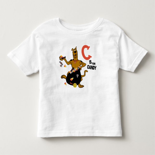 T-shirt Pour Les Tous Petits Scooby-Doo | C est pour Candy (Devant)