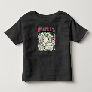 T-shirt Pour Les Tous Petits Scooby-Doo et le groupe Gang Meddling Kids Punk