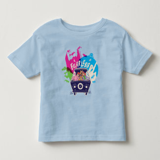T-shirt Pour Les Tous Petits Scooby-Doo | La Machine Mystérieuse Sans Peur