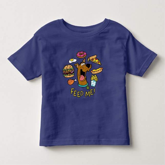 T-shirt Pour Les Tous Petits Scooby-Doo Me Nourrit ! (Devant)