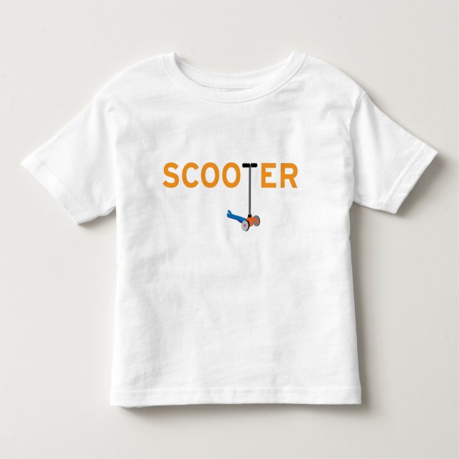 T-SHIRT POUR LES TOUS PETITS SCOOTER (Devant)