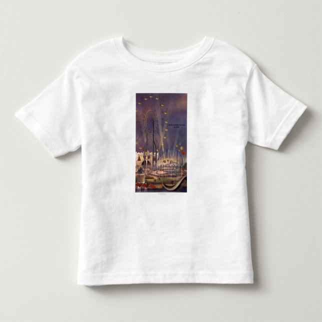 T-shirt Pour Les Tous Petits Seattle, affiche de l'Exposition universelle (Devant)