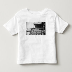 T-shirt Pour Les Tous Petits Seattle, totem Polonais de WAIndian au carré de