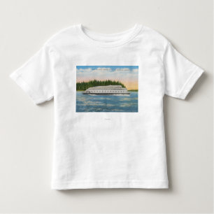 T-shirt Pour Les Tous Petits Seattle, WA - vue de ferry de Kalakala sur Puget