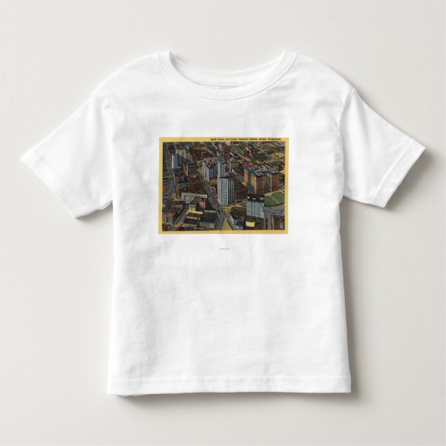 T-shirt Pour Les Tous Petits Seattle, Washington - antenne de Smith (Devant)