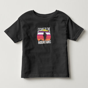 T-shirt Pour Les Tous Petits S'échapper dans les montagnes