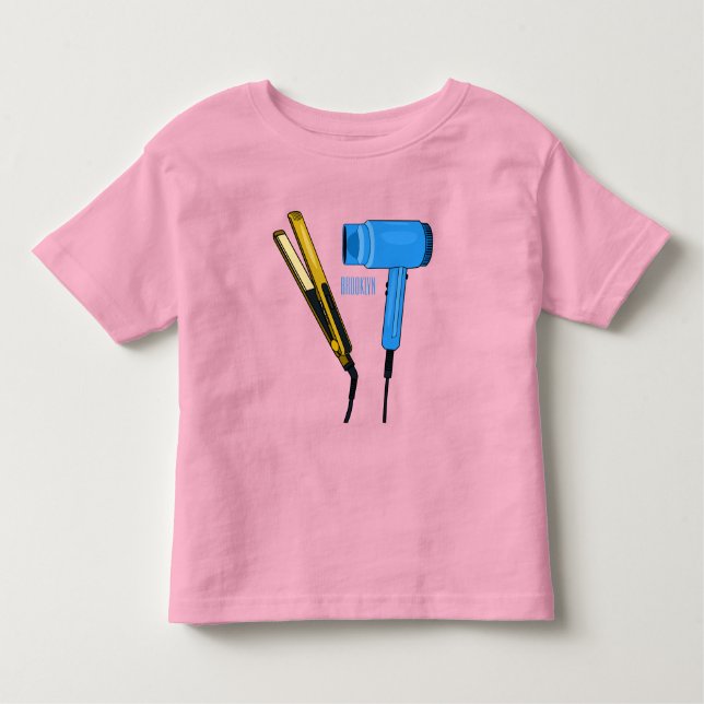T-shirt Pour Les Tous Petits Sèche-cheveux & lisseuse-cheveux illustration (Devant)