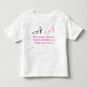 T-shirt Pour Les Tous Petits Secrets d'achats de chaussure de fille de mère