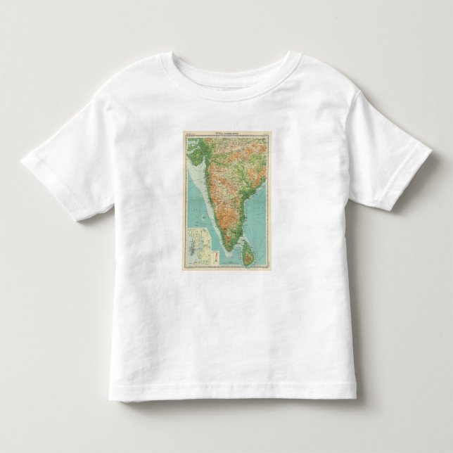 T-shirt Pour Les Tous Petits Section du sud de l'Inde (Devant)
