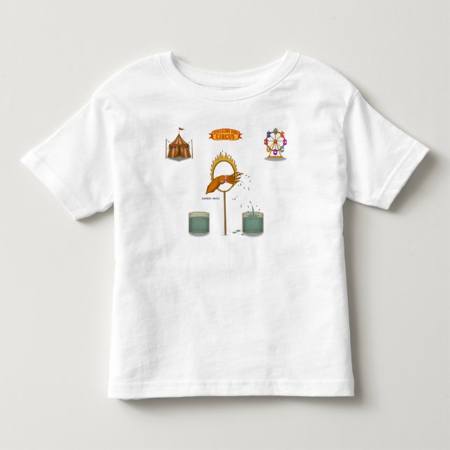 T-shirt Pour Les Tous Petits Seiche giclante (Devant)