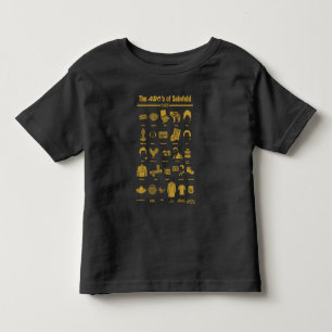 T-shirt Pour Les Tous Petits Seinfeld ABC de Seinfeld Infographie