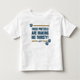 T-shirt Pour Les Tous Petits Seinfeld   Graphique de typographie "Ces Pretzels"