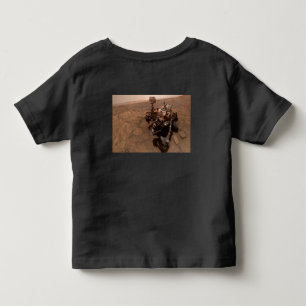 T-shirt Pour Les Tous Petits Selfie de Mars Curiosity paysage martien rouge