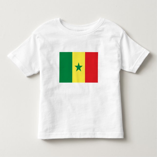 T-shirt Pour Les Tous Petits Senegal Flag (Devant)