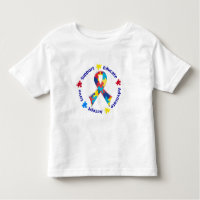 Autism Awareness partywear Cadeau Top Embrasser les différences génial Autisme T-shirt