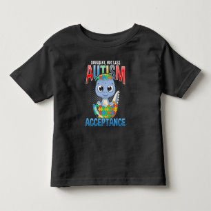 T-shirt Pour Les Tous Petits Sensibilisation sur l'autisme Puzzle Cute Dino Aut
