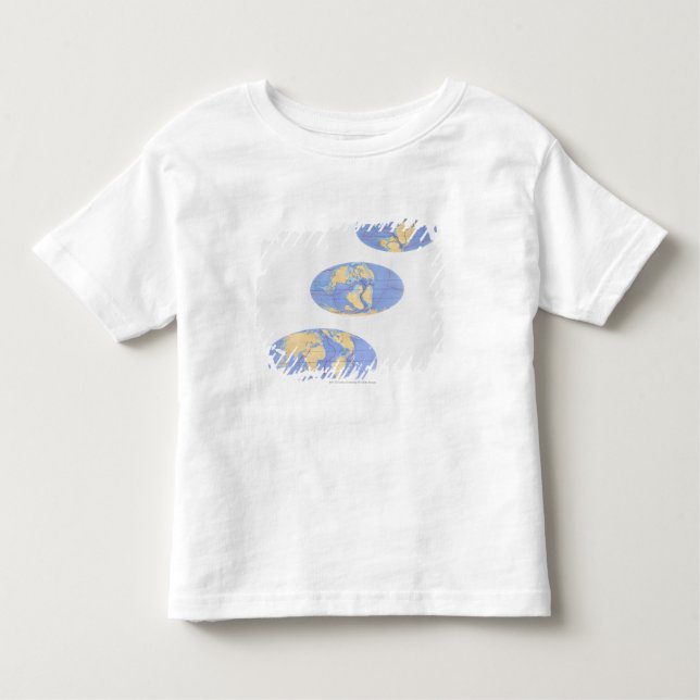 T-shirt Pour Les Tous Petits Série d'illustrations de la terre (Devant)