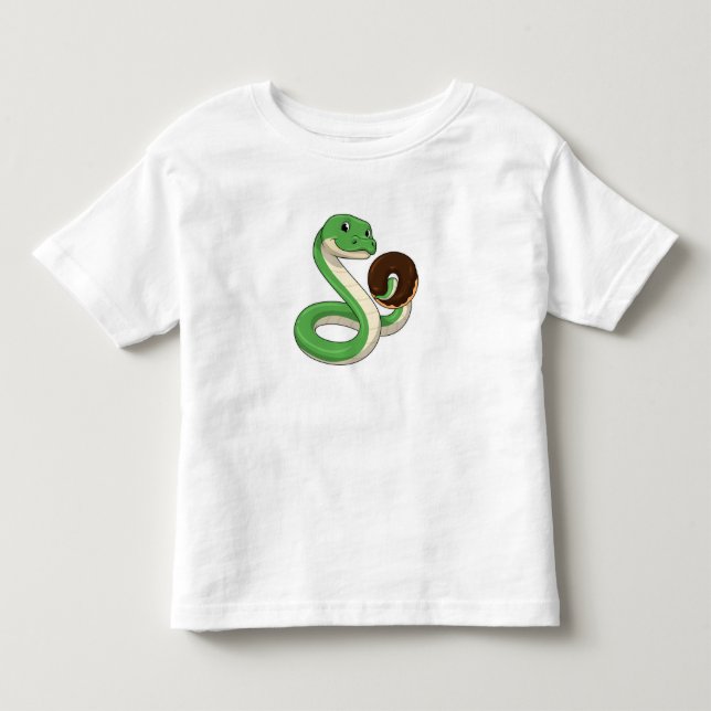 T-shirt Pour Les Tous Petits Serpent avec beigne (Devant)
