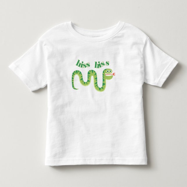 T-shirt Pour Les Tous Petits Serpent de sifflement de sifflement (Devant)