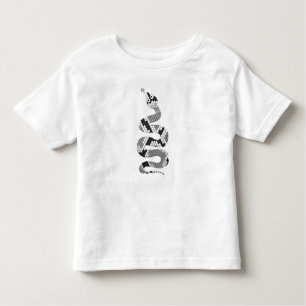 T-shirt Pour Les Tous Petits Serpent gris et silhouette gris clair
