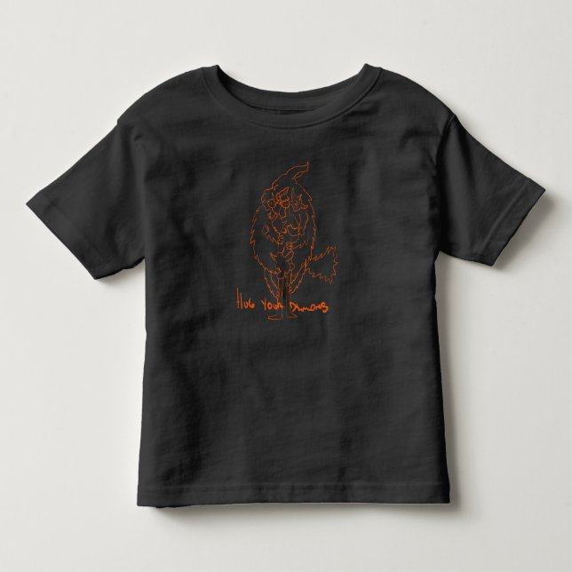 T-shirt Pour Les Tous Petits Serrez Vos Démons (Devant)