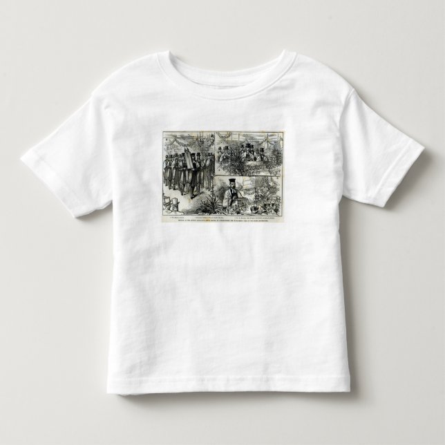 T-shirt Pour Les Tous Petits Service à la synagogue juive (Devant)