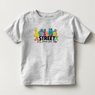 T-shirt Pour Les Tous Petits Sesame Street   Amis à Poils Depuis 1969