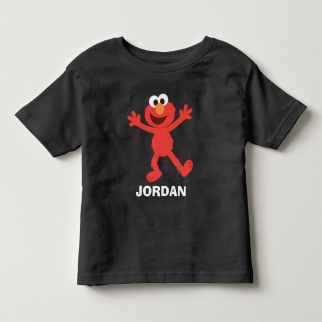 T-shirt Pour Les Tous Petits Sesame Street | Bodysuit bébé Elmo personnalisé (Devant)