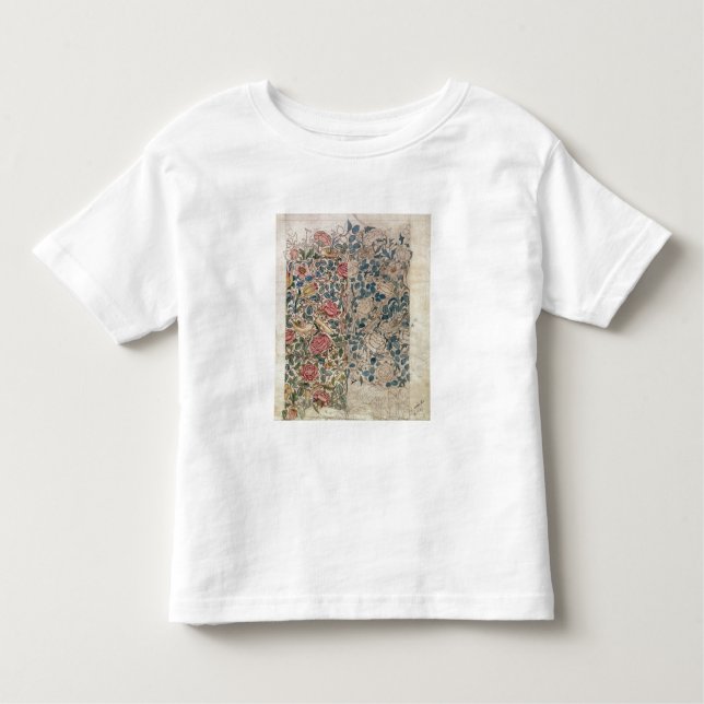 T-shirt Pour Les Tous Petits "S'est levée" la conception de papier peint (le (Devant)