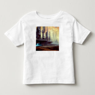 T-shirt Pour Les Tous Petits SF City sur une planète étrange 2