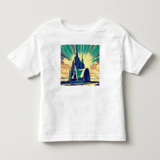 T-shirt Pour Les Tous Petits SF Église futuriste 3
