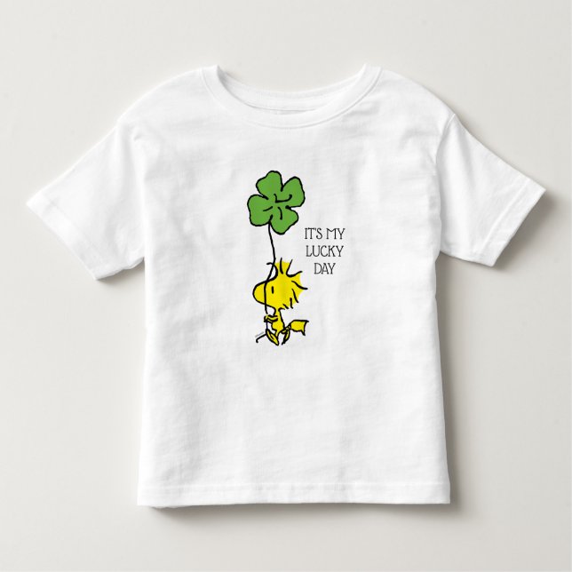 T-shirt Pour Les Tous Petits Shamrock de transport de bois (Devant)