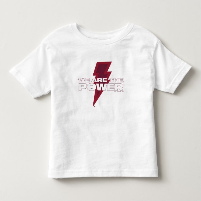 T-shirt Pour Les Tous Petits SHAZAM ! Furie des dieux | Nous Sommes Le Pouvoir (Devant)