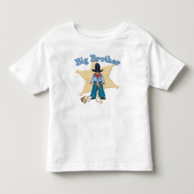 T-shirt Pour Les Tous Petits Sheriff Big Brother (Devant)