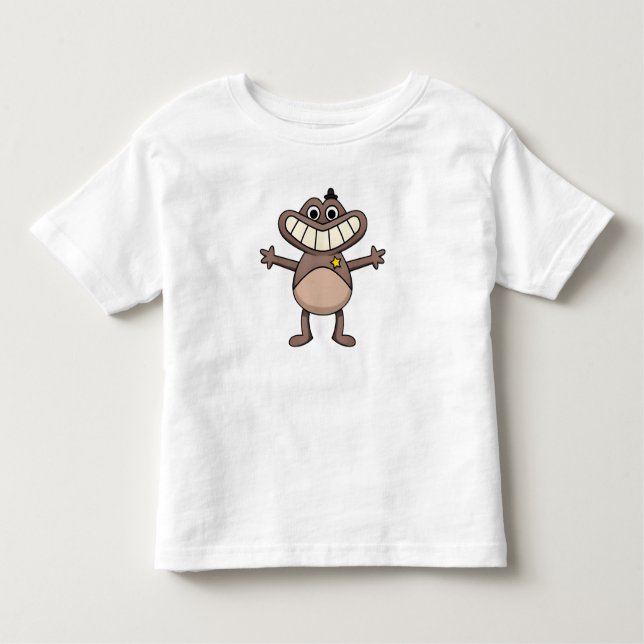 T-shirt Pour Les Tous Petits Sheriff Toadster Garten de Banban Tapis de Souris  (Devant)