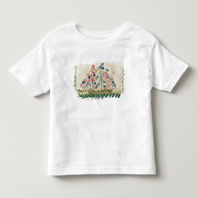 T-shirt Pour Les Tous Petits Ship d'un Roi (Devant)