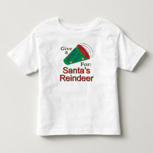 T-shirt Pour Les Tous Petits Shout Out pour Père Noël Reindeer