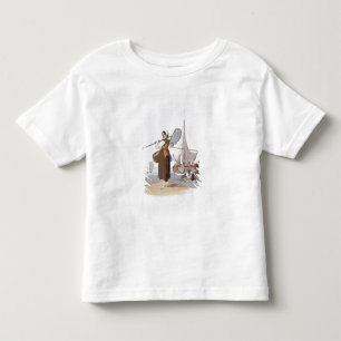 T-shirt Pour Les Tous Petits Shrimper femelle, de "costume de la