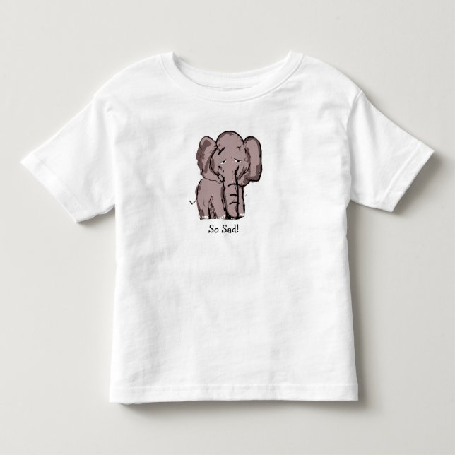 T-shirt Pour Les Tous Petits Si Triste (Devant)