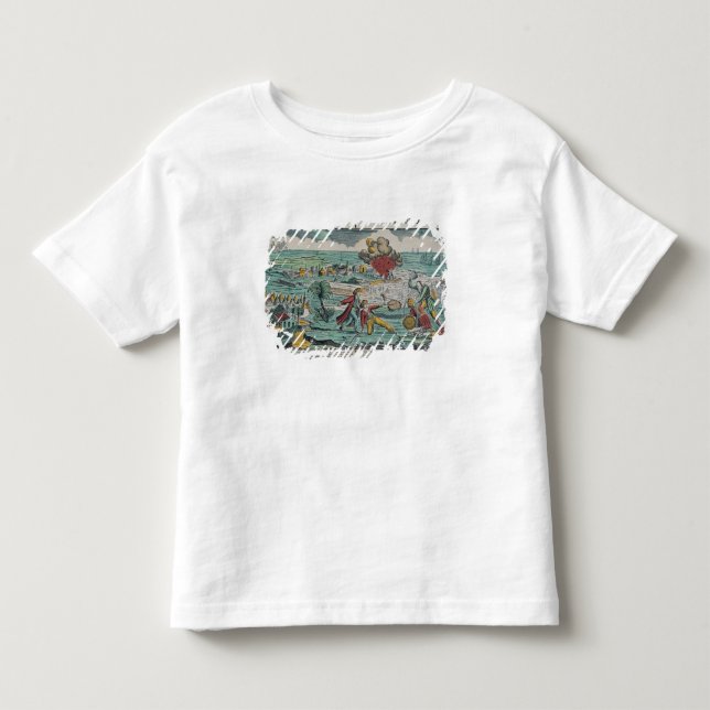 T-shirt Pour Les Tous Petits Siège de Missolonghi, le 22 avril 1826 (Devant)