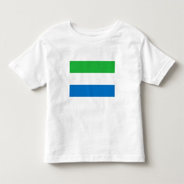 T-shirt Pour Les Tous Petits Sierra Leone Flag (Devant)