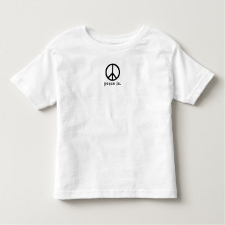 T-shirt Pour Les Tous Petits signe de paix, paix dedans